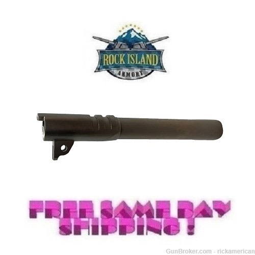 Rock Island 1911 Gov Model 5" FS Barrel for .45ACP W/O LINK &Pin 4501MN-NL-img-0