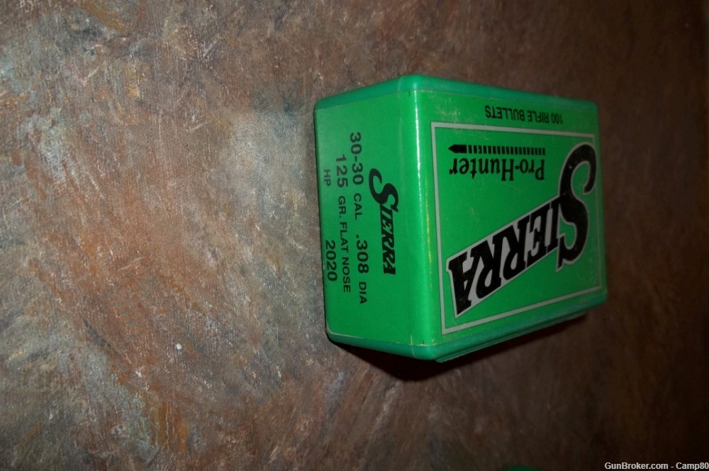 30cal, .308, Sierra, FPHP, Bullets, 125gr, 100ct-img-0
