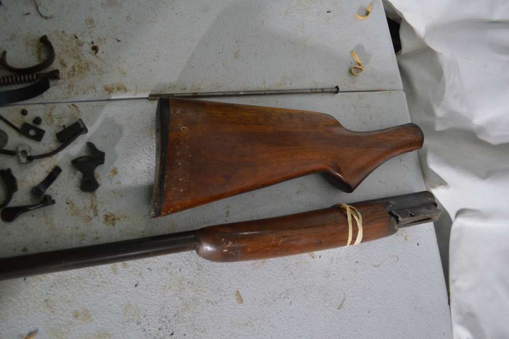 Iver Johnson, 16ga single shot, 28" barrel, Parts Kit, NO RECEIVER, #12873-img-4