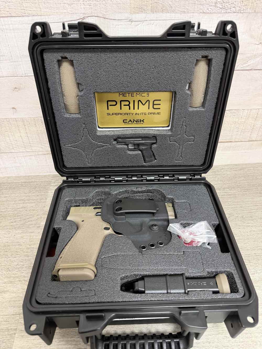 CANIK METE MC9 PRIME 9MM FLAT DARK EARTH FDE COMP HG8328D-N BRAND NEW-img-5