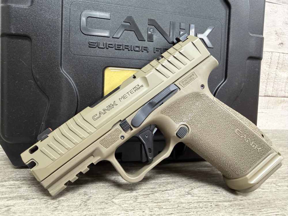 CANIK METE MC9 PRIME 9MM FLAT DARK EARTH FDE COMP HG8328D-N BRAND NEW-img-1