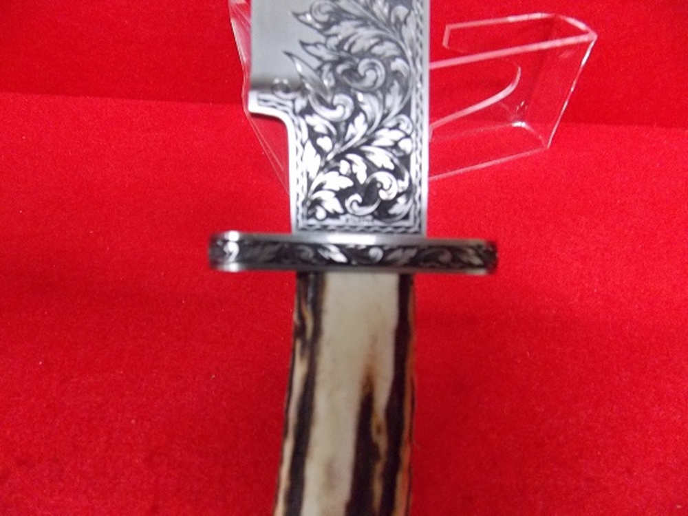Ben Shostle Large Bowie knife and Sheath-img-3