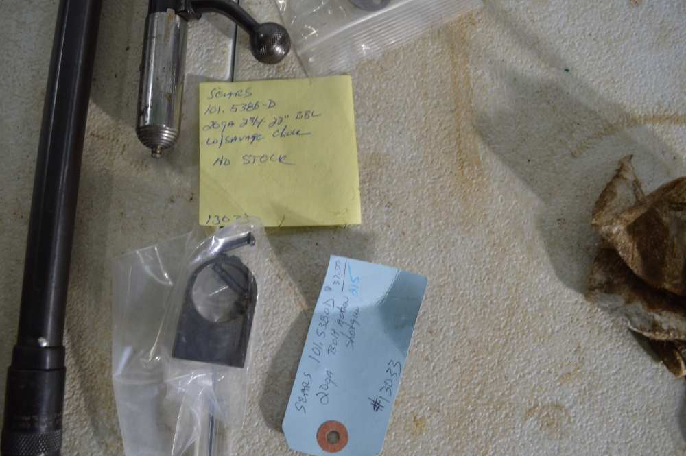 Sears 101.5380-D, 20ga bolt action, 22" 2-3/4" barrel, Parts Kit, NO RECEIV-img-2