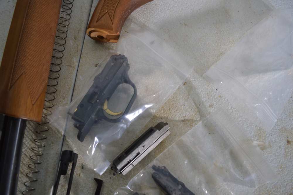 Mossberg, .410ga pump, 24" barrel, Parts Kit, NO RECEIVER, #13303 VERY GOOD-img-3