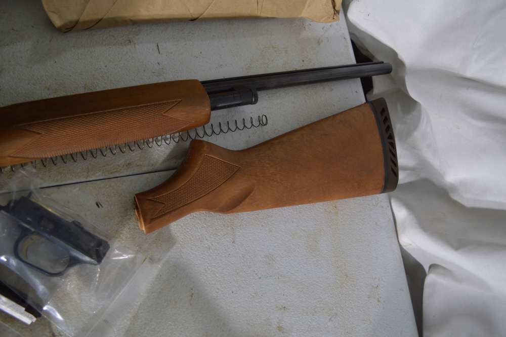Mossberg, .410ga pump, 24" barrel, Parts Kit, NO RECEIVER, #13303 VERY GOOD-img-5