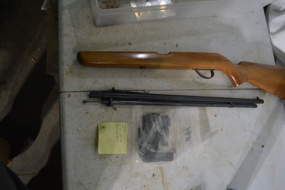 Sears mod 25, .22lr,  22" barrel, w/mag tube, Parts Kit, NO RECEIVER, #044-img-0