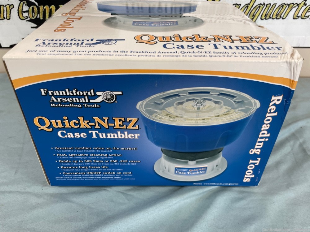 NEW Frankford Arsenal Reloading Quick N EZ Case Tumbler -img-1
