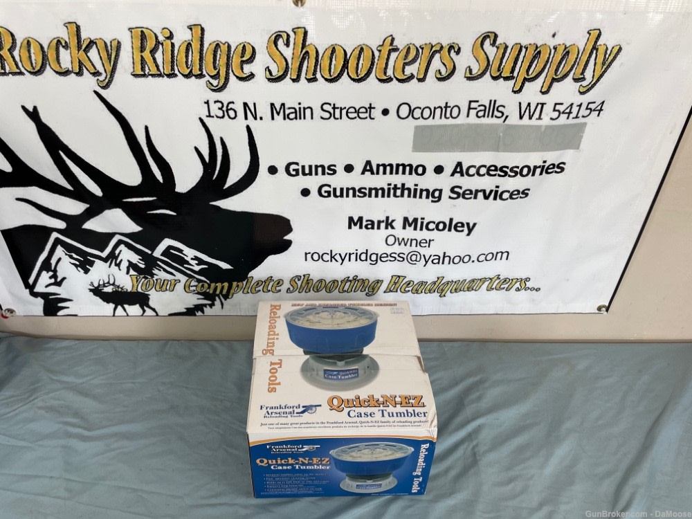NEW Frankford Arsenal Reloading Quick N EZ Case Tumbler -img-0
