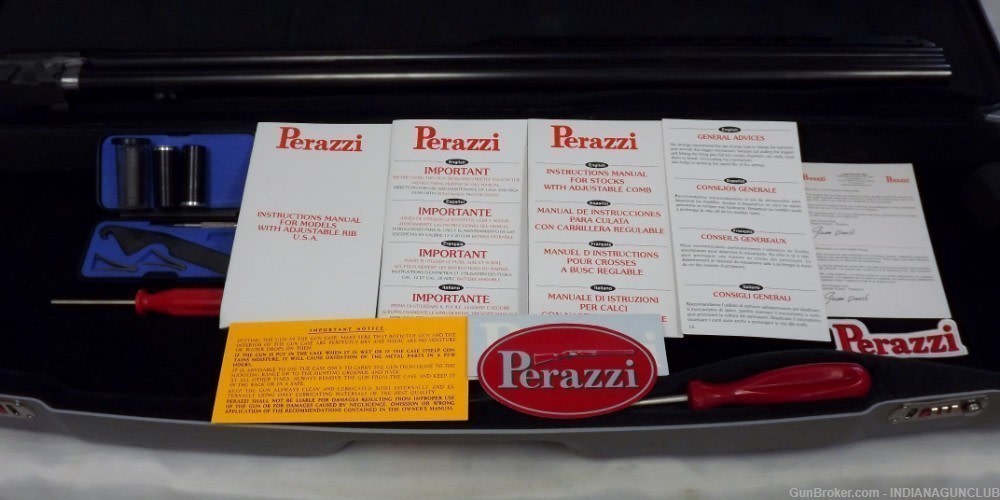 NIB PERAZZI MX2000 HALF RIB TRAP COMBO 12GA 34"/32" CASE-img-14