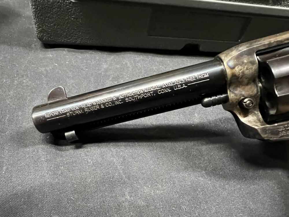 Ruger New Model single six 32 H&R mag Bisley Birdshead grips 4.5” w box-img-4