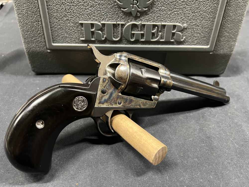 Ruger New Model single six 32 H&R mag Bisley Birdshead grips 4.5” w box-img-0