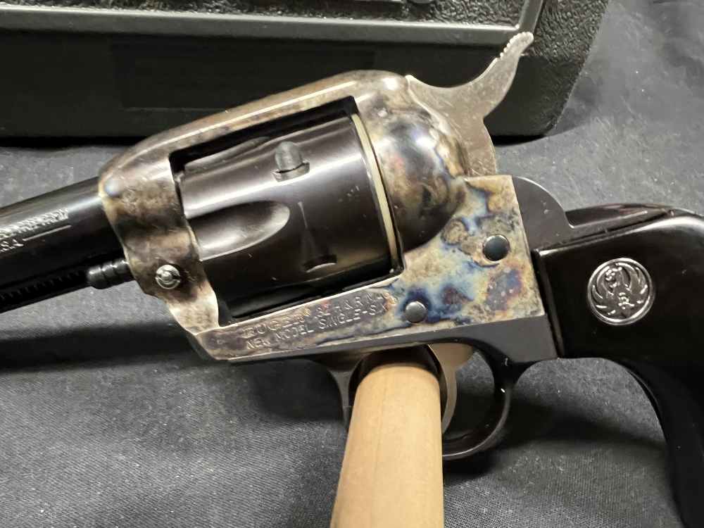 Ruger New Model single six 32 H&R mag Bisley Birdshead grips 4.5” w box-img-5