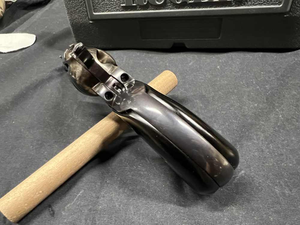 Ruger New Model single six 32 H&R mag Bisley Birdshead grips 4.5” w box-img-9