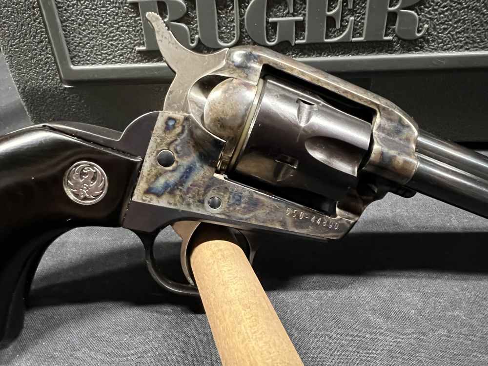 Ruger New Model single six 32 H&R mag Bisley Birdshead grips 4.5” w box-img-2