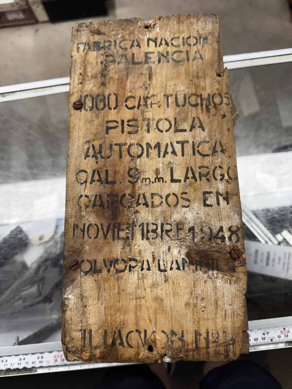 9mm largo Spanish 600rounds with original wooden case 1948-img-4