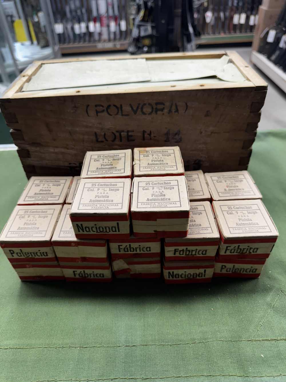 9mm largo Spanish 600rounds with original wooden case 1948-img-3