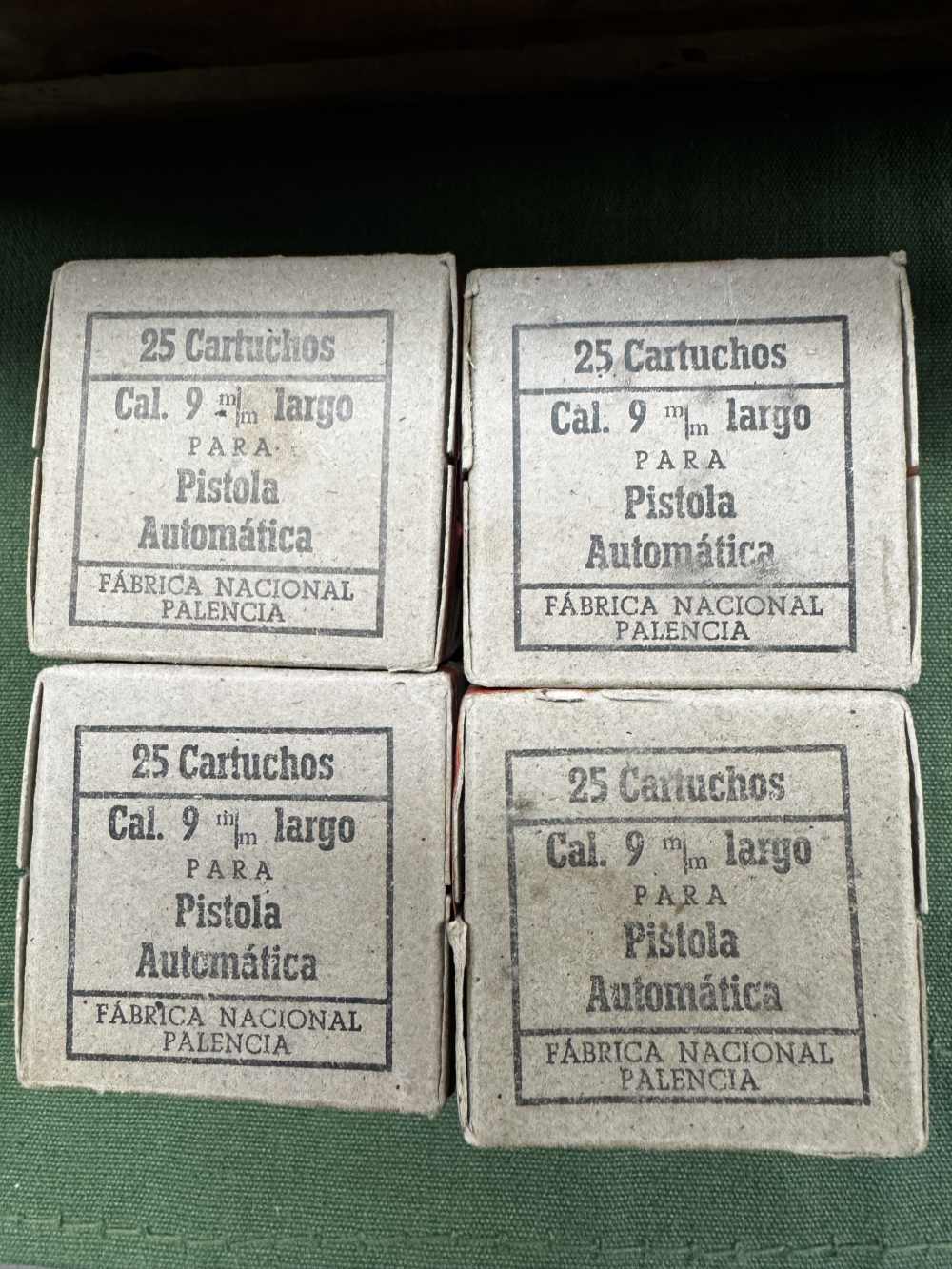 9mm largo Spanish 600rounds with original wooden case 1948-img-1