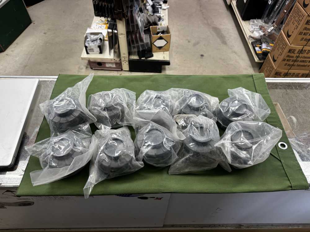 Finnish m61 unissued gas mask filters 10 pack for 1 price -img-0