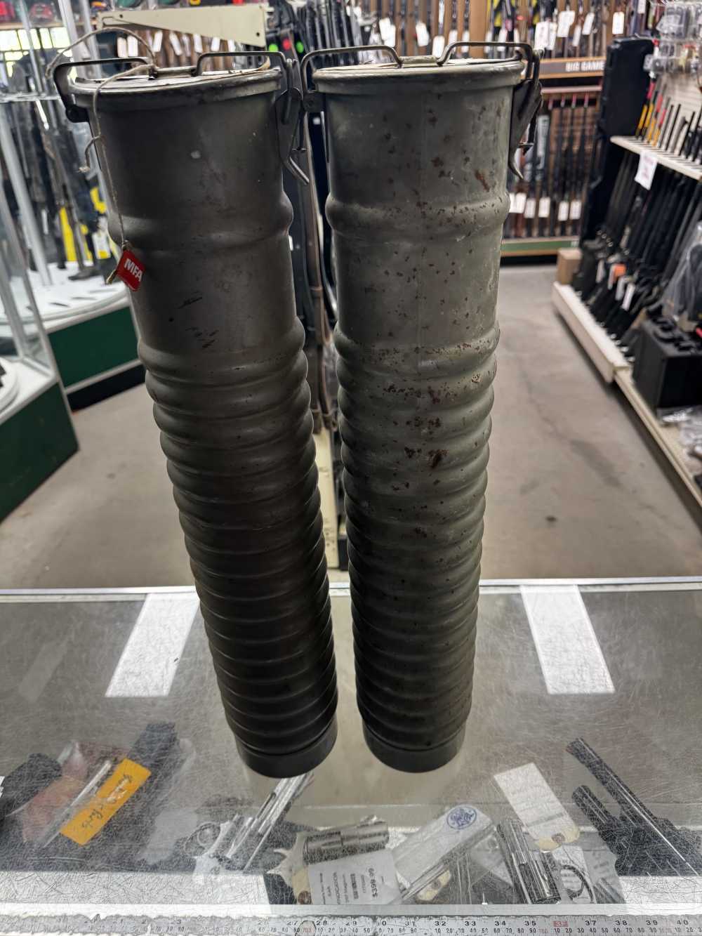 105 mm howitzer Swiss canister 2 total for 1 money -img-0