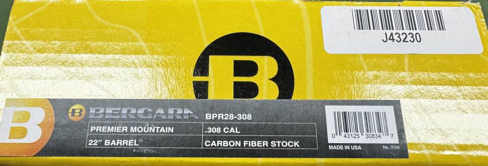 Bergara Premier Mountain 308 “used” pre owned never fired with box trade-img-1