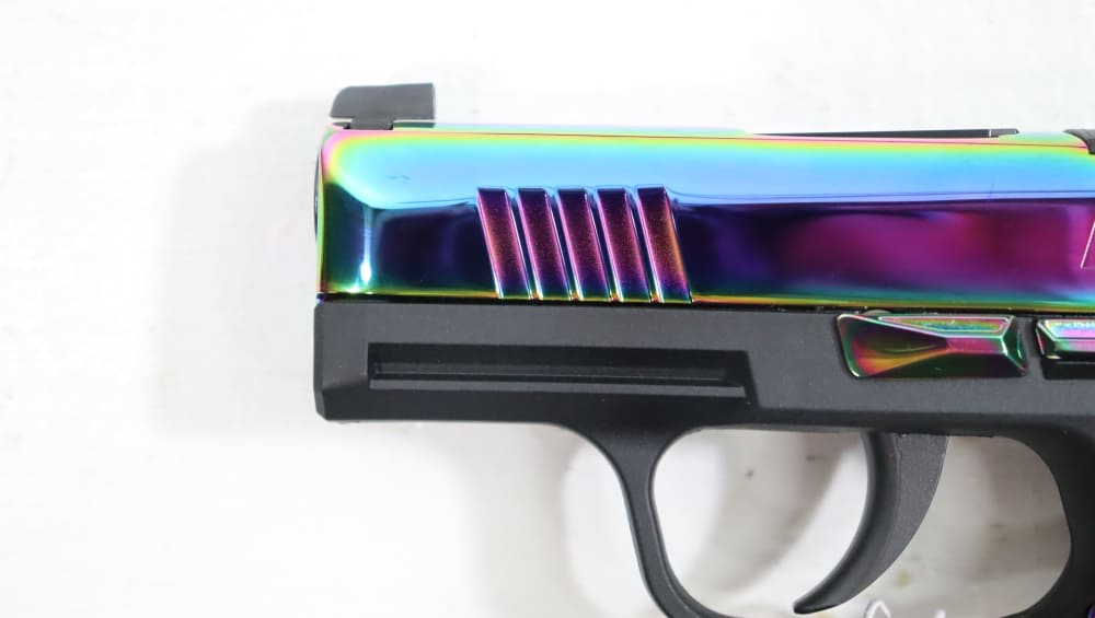 N.I.B.- SIG SAUER P365 RAINBOW SEMI-AUTO .380 ACP W/ CASE AND 2 MAGS-img-11