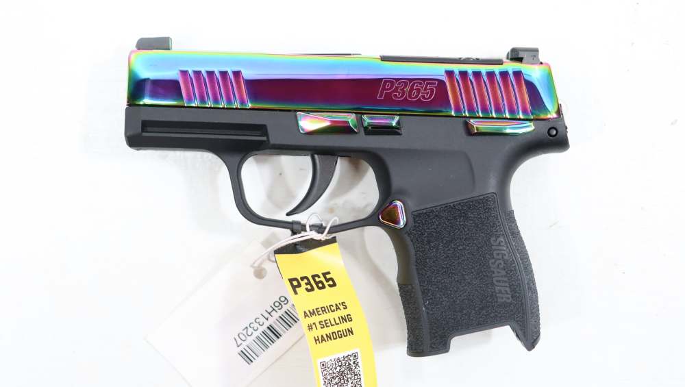N.I.B.- SIG SAUER P365 RAINBOW SEMI-AUTO .380 ACP W/ CASE AND 2 MAGS-img-9