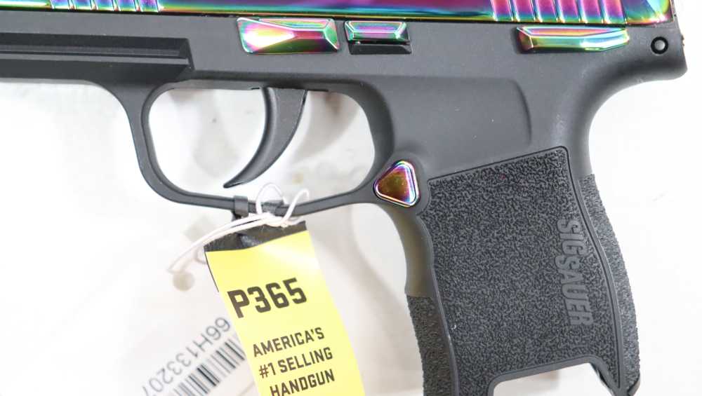 N.I.B.- SIG SAUER P365 RAINBOW SEMI-AUTO .380 ACP W/ CASE AND 2 MAGS-img-12