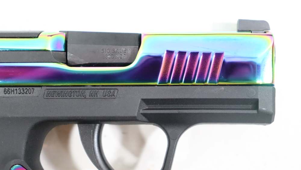 N.I.B.- SIG SAUER P365 RAINBOW SEMI-AUTO .380 ACP W/ CASE AND 2 MAGS-img-4