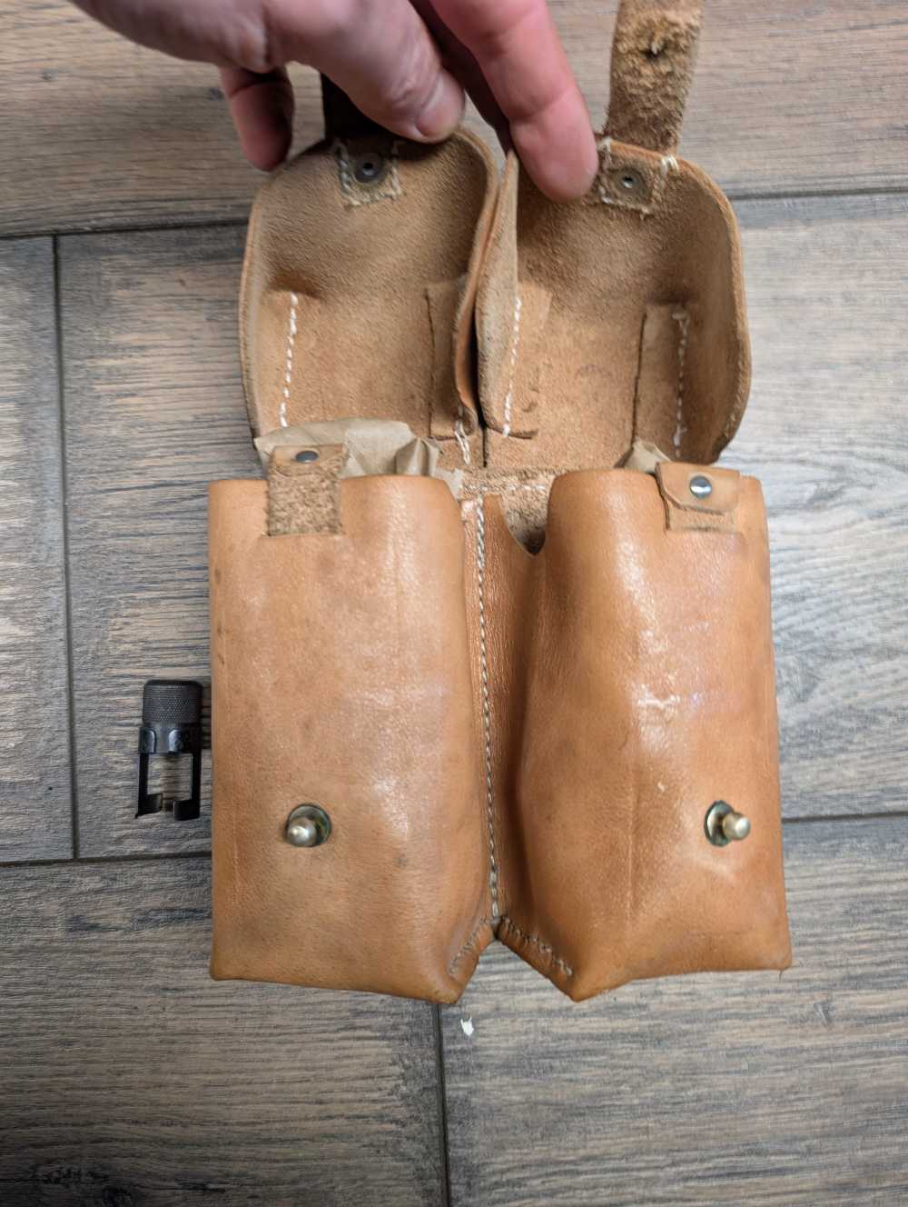 SKS Double Stripper Clip Ammunition Pouch & Yugo 59/66 Cleaning Kit Cap -img-2