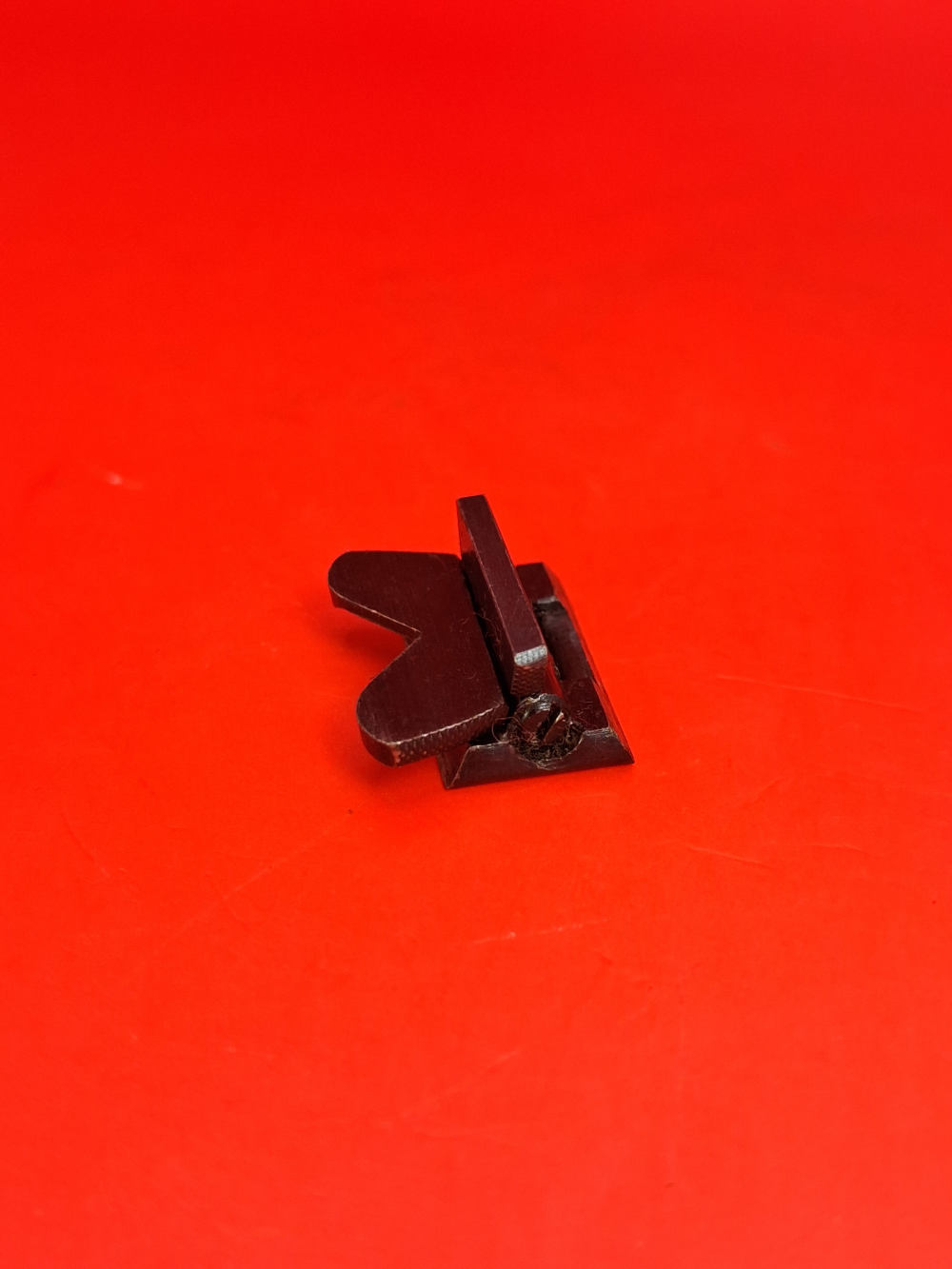 Rare Vintage Lyman No. 6 S22 Folding Rear Sight Double Leaf MARKED-img-3