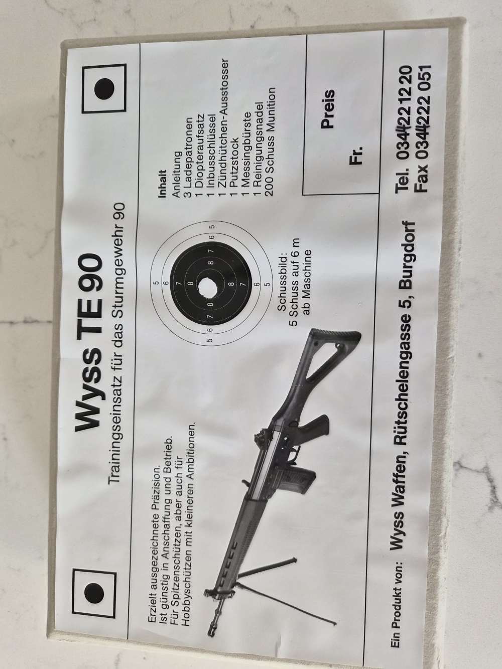 Swiss Arms for the Sig 55x series sub cal kit-img-0