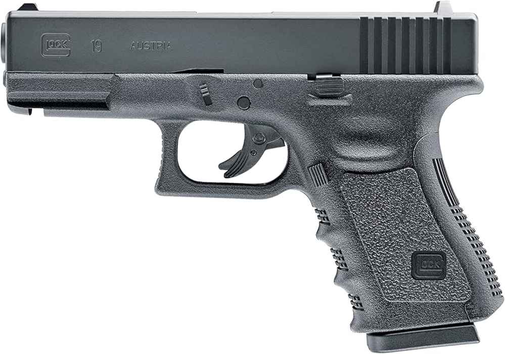 Glock 19 9mm Pistol Replica Air Gun w/Metal Slide + Magazine A44-img-0