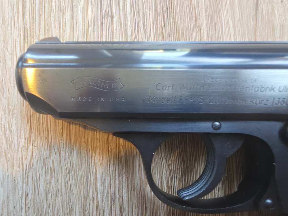 Walther Interarms PPK/S .380 ACP Blued Pistol Made in USA Factory Magazine-img-7