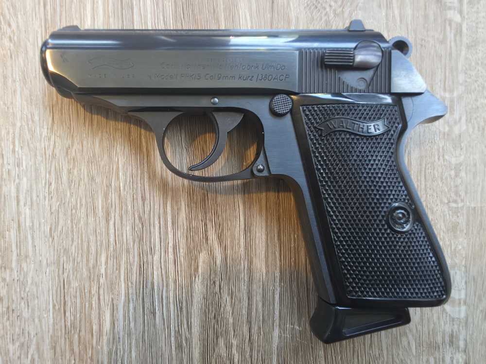 Walther Interarms PPK/S .380 ACP Blued Pistol Made in USA Factory Magazine-img-2