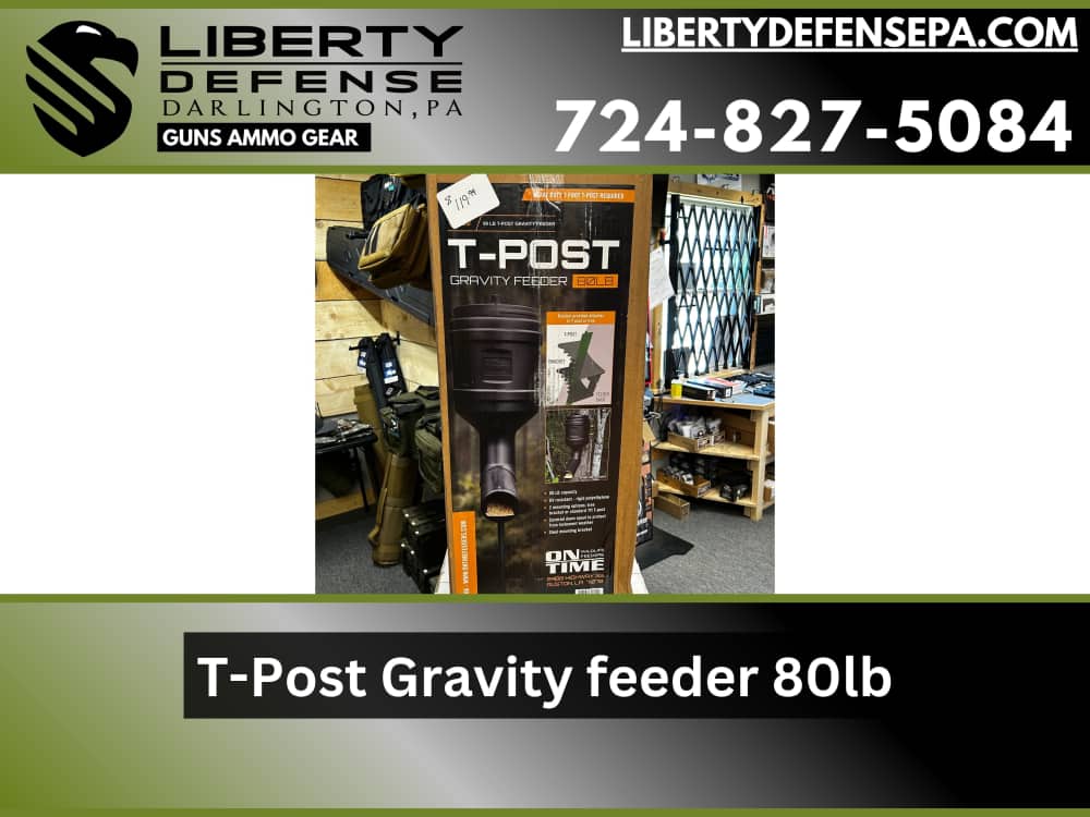 T-Post Gravity Feeder - 80 lb Capacity (NIB)-img-0