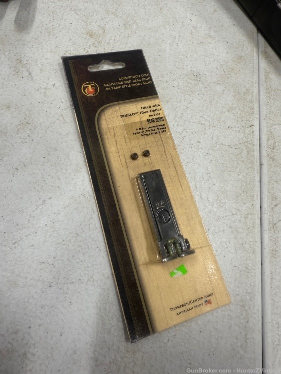 Thompson Center Encore 209 Fiber Optic Rear Sight thunderhawk system omega-img-0