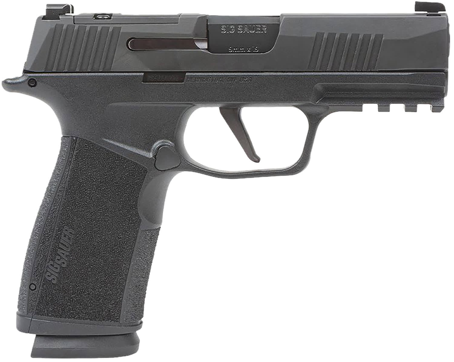 Sig Sauer P365 XMacro 9mm Luger Pistol Compact Frame 10+1 3.70 Black 365XCA-img-1