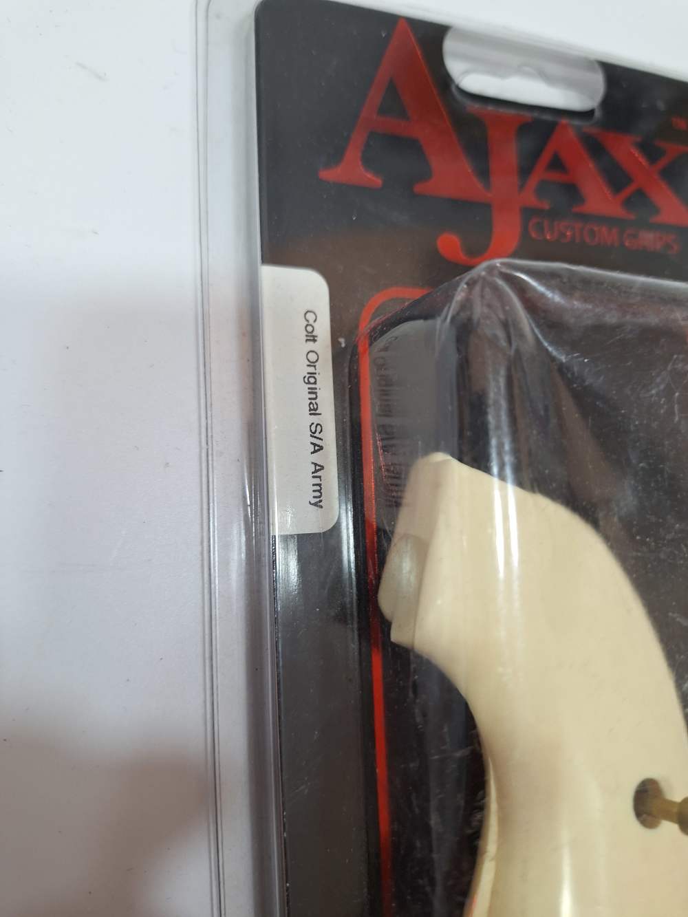 Colt Original single action Army Made by Ajax Custom grips Ivory Polymer-img-1