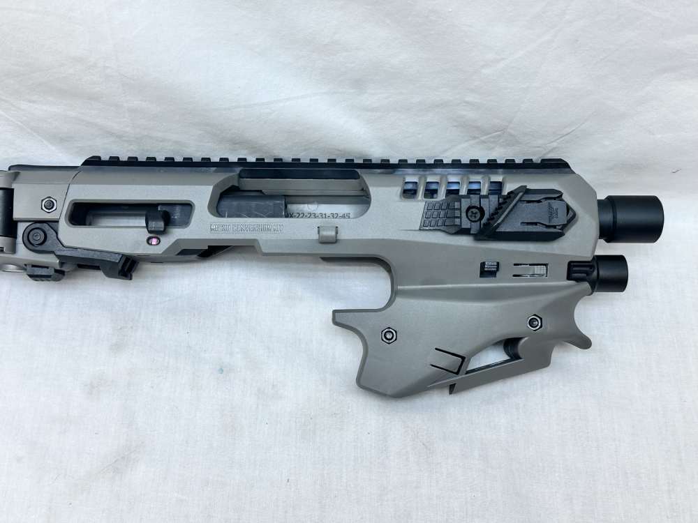 CAA MCK Micro Conversion 17+1 Gray + Black Synthetic Stock GLOCK 9mm .40S&W-img-13