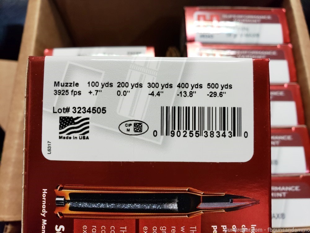 NEW 200 ROUNDS HORNADY SUPERFORMANCE .243 58 GRAIN V-MAX 243 WIN VMAX SPF V-img-3