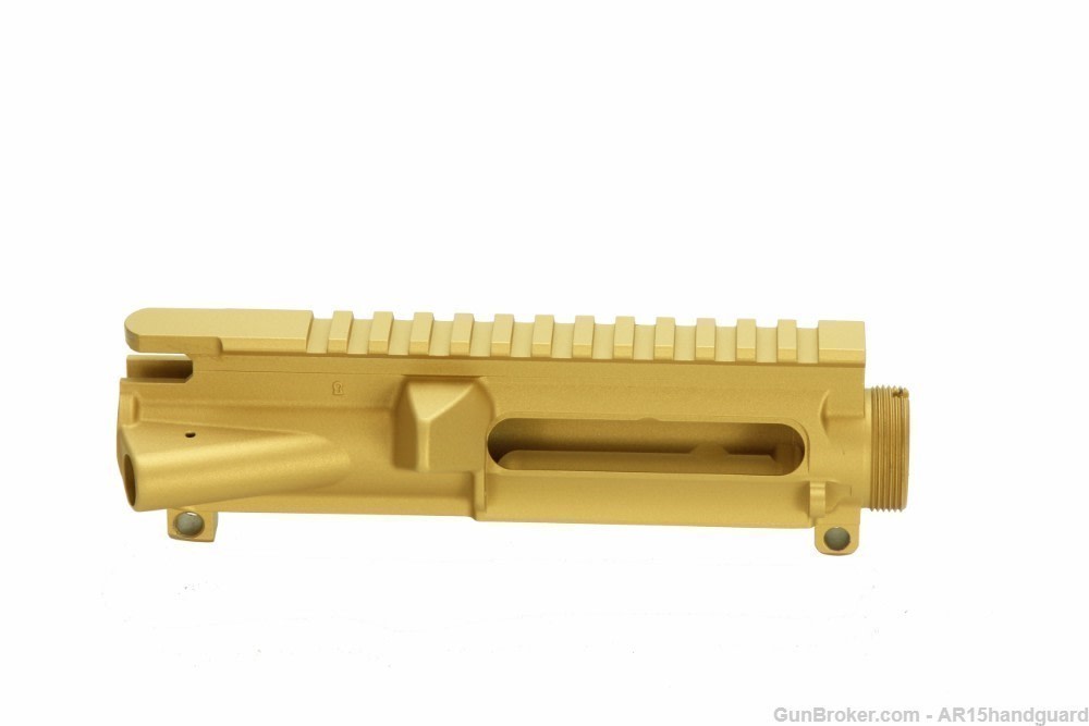 AR15 Upper Stripped Cerakote GOLD- Made in USA-img-0