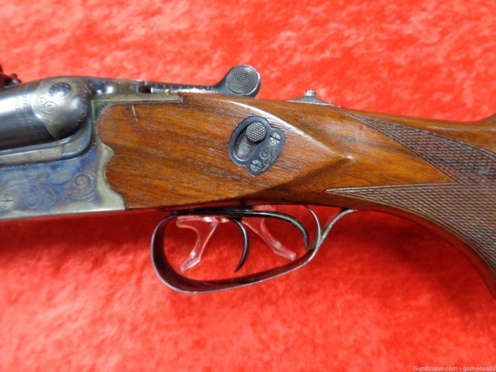 Simson Merkel Drilling 6.5 12 Gauge Double Scope Rings German Rifle I TRADE-img-4