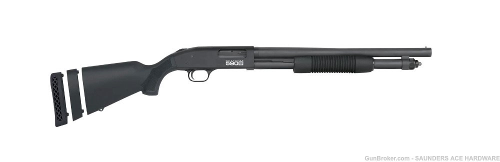 MOSSBERG 590S COMPACT Pump Action Shotgun Optic Cut Shield RMSc 12 ga-img-1