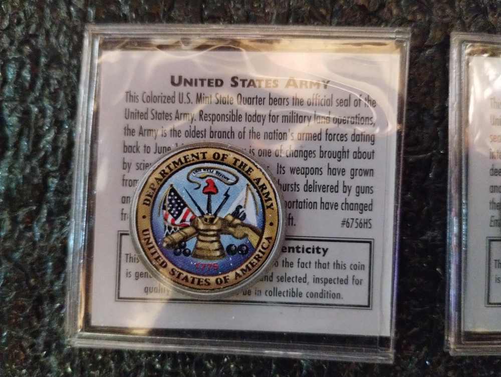 Military Service Painted Quarters Set-img-3