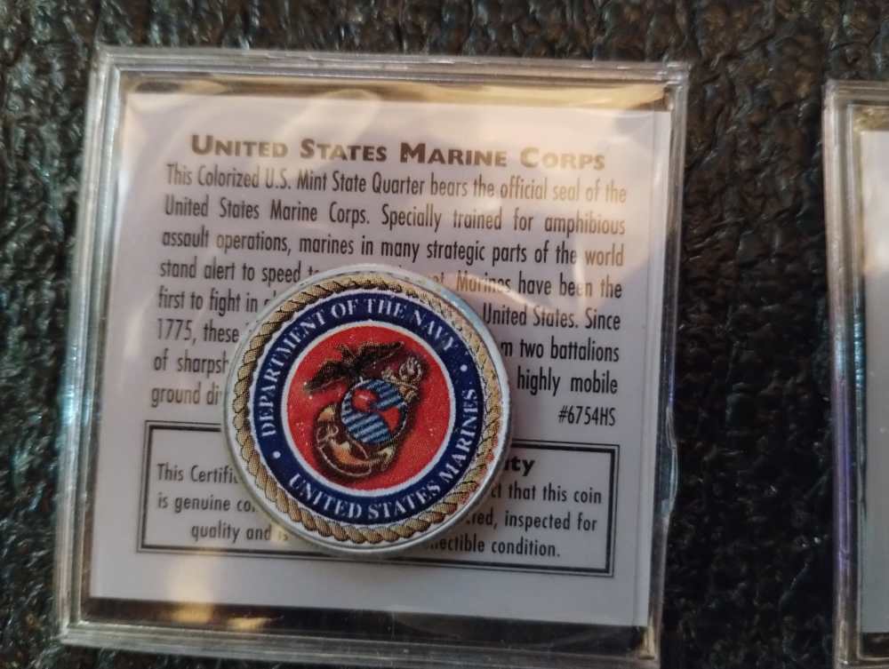 Military Service Painted Quarters Set-img-6