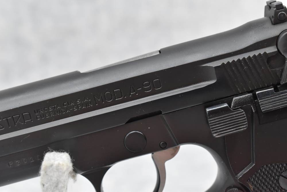 Astra A-90 9mm Blued Semi-Auto Pistol 15rd Mag Factory Hard Case-img-9