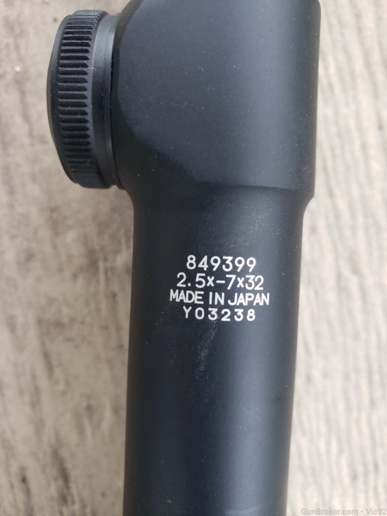 Weaver Dangerous Game Scope 2.5-7x32mm 1" main tube  Ruger Guide Gun -img-2