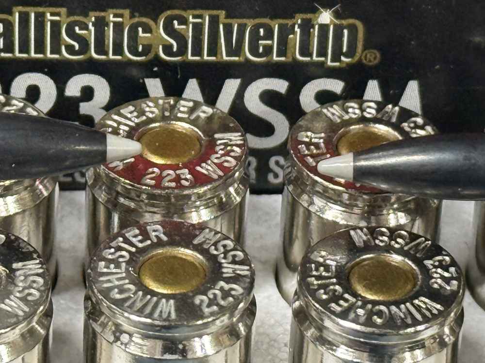 20 rounds of Winchester 223 WSSM 55gr BALLISTIC SILVERTIP ammo-img-4