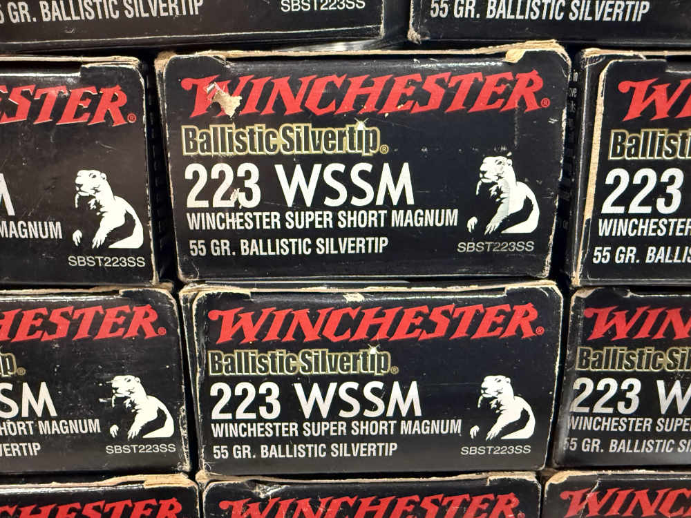 20 rounds of Winchester 223 WSSM 55gr BALLISTIC SILVERTIP ammo-img-1