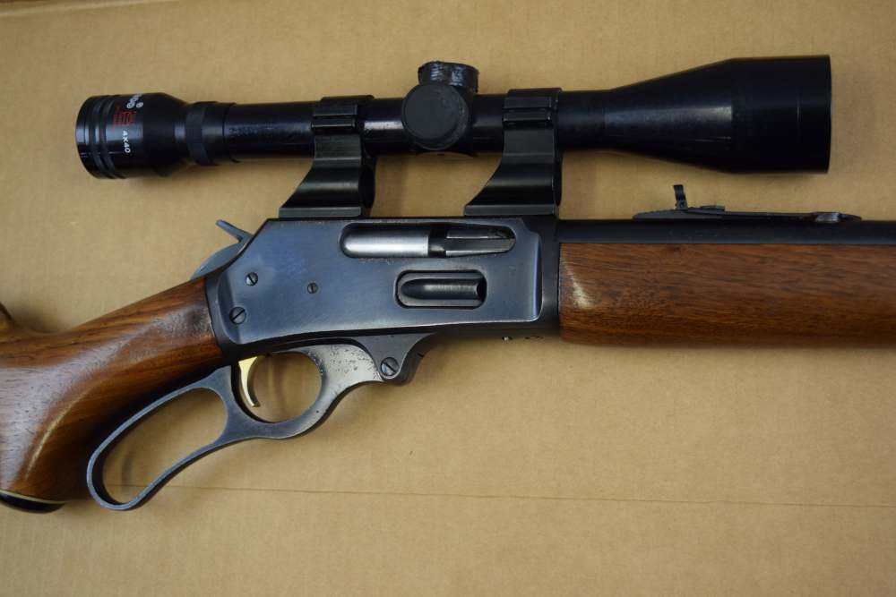 Marlin 336, 30-30, 20" bbl, "JM" Stamp, 1975 Mfg, Tasco 4x40 Scope, Good.-img-1